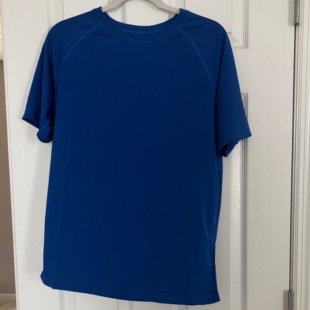 Classic Blue Men's Athletic Shirt